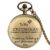 The best gift for the groomsmen, thank you for being a part of our special day bronze/black quartz pocket watch vintage wedding