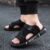 Men Sandals Soft Comfortable Non-Slip Men Shoes High Quality Woven Beach Sandals Mens Gladiator Sandals Summer Casual Flat Shoes