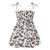 2024 Summer Girls Small Daisy Sleeveless Floral Dress Suspender Skirt Dress for Girls Sleeveless Sling Beach Sundress