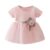 1-4Y Baby Girls Princess Dress Flowers Short Sleeve Cotton Tulle Skirt Summer Toddler Dresses Birthday Party Children Clothing