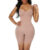 Upgrade Fabric Bodysuit Shapers Spandex Compress Elastic Tummy Control Body Shaper Suit Open Crotch Compression Smooth Shapewear