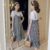 New Maternity Dress Summer Short-Sleeved Plaid Korean Version Of Loose Large Size False Two-Piece Maternity Skirt Summer Clothin