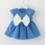 Big Bowknot Toddler Children Dress Solid Denim Baby Vestido Casual Infants Clothing Summer Tutu Kids Clothes for Girls 1-6years