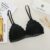 Lace Underwear Female Thin Section Bra Sexy Backless Lingerie Solid Color Embroidery Hollow Tube Top Black/RedWhite Bandeau Top