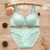 Girl Sweet Wireless Bra Lace Bows Underwear Sets Breathable Small Breast Bralette Top Briefs for Women Teen Girl Lingerie Suits