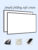Soft screen high-definition ironable projection screen, suitable for outdoor and indoor use, without drilling holes, hooks and w