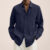 Spring And Summer Lightweight Slimming Casual Cotton Linen Solid Color Long Sleeve Shirts For Male Fashion Commuting Top