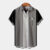 2024 Brand Striped Shirt For Men Slim Cotton Breathable Fashion Short Sleeve High Quality Design Casual Shirt Jacquard Satin
