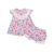 Summer Girls Cotton Printed Cartoon Suit Short Sleeve Top + Shorts Fashion Children’S Casual Suit Baby Clothes