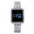 Luxury Fashion Women Digital Watch Alloy Strap Elegant Ladies Electronic Watch Square Rhinestone Dial Female Bracelet Wristwatch