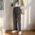 2024 Spring Autumn New Men Korean Loose Straight Trousers Male Solid Color Wide-leg Pants Men Students Leisure Suit Trouser