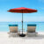 2M Beach Courtyard Pool Umbrella Cover Swimming Market Garden Table 6 Rib Terrace Home Textiles Replacement Umbrella Shade Cover