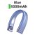 New Portable Neck Fan Cooler 6000mah Rechargeable Mini Electric Fan Small Neck Cooling Fan Bladeless Mini Outdoor Fan