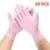 Pink Disposable Nitrile Gloves Latex Powder Free for Kitchen Household Cleaning Dishwashing Garden Work Beauty Salon Tatoo Glove