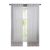 Glass Screen Window Transparent Screen Curtain Finished Window 100*200cm Thread Bar Solid Color Tulle Home Decoration Curtain