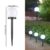 2/1 Pcs Solar Round Ball Light LED Solar Power Light Outdoor Waterproof Garden Decoration Yard Lawn Street Ball Ground Lamp