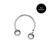 Nose Ring G23 Titanium 16G Eyebrow Lip Navel Belly Piercing Ring Helix Tragus Cartiage Earrings Septum Horseshoe Body Jewelry