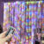 3/6M 8 Mode USB LED Curtain Garland String Lights Fairy Light Remote Control Christmas Wedding Party Decorations Holiday Deocr