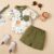 2PCS Infants Baby Boys Summer Fashion Clothes 3-24M Toddler Baby Boys Cute Cute Animal Printed Gentleman’s suit