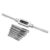 32PCS HSS Tap and Die Set Metric Wrench Cut M3-M12 Hand Threading Tool Tungsten Carbide Tap Die Screw Thread Making Tool