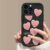 love Silicone liquid phone case, suitable for iPhone 15 14 13 12 11 Pro Max X XR XS 6 6s 7 8 Plus, silicone bumper back cover