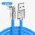 180 Degree Rotation 6A 120W Type C USB Fast Charging Cable for Huawei Xiaomi OPPO POCO Redmi Quick Charger Liquid Silicone Wire