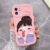 Funny Girl Case For iPhone 13 Pro Funda iPhone 15 11 12 13 14 Pro Max X XR XS Max 6 6S 7 8 Plus SE 2020 Soft Phone Bumper Cover