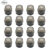 16Pcs Home Furniture Feet Pads Chair Leg Cap Floor Protector Table Quiet Felt Footpad Cover Square Silicone