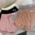 Shorts Summer Women’s Casual High Waist Solid Color Large Size Sports Wide Leg Hot Pants Women’s Outer Wear Small Twist Texture Pants