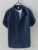2022 Summer New Men’s Short-sleeved Shirt Japanese Style Fresh Stand Collar Cotton Linen Thin Shirt Solid Color Men’s Top