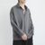 Summer thin ice silk shirt men’s long-sleeved street fashion high-grade ruffle handsome shirt men’s casual loose draping fashion