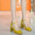 Vintage Mary Jane Shoes Women’s Square 2024 New Japanese Student Jk Uniform Small Leather Shoes Fashionable High Heels with Thick Heels