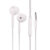Wired in-ear earplugs wire-controlled headphones with wheat for OPPO Huawei vivo millet Apple bass Universal