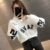 Half-Zipper Hooded Short Short Sweatshirt Women’s 2023 New Early Autumn Thin High Waist Western Style Street-Fried Coat Trendy