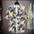 Summer New Hawaiian Shirt Thin Quick-drying Ice Silk Loose All-match Beach Printed Men’s Short-sleeved Trendy Shirt