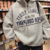 Fleece-lined Hooded Sweater Women’s 2022 Autumn and Winter New Korean Style Loose Large Size Letter Printed Student Jacket Trendy Coat