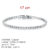 Fashion 2.5mm Zirconia Tennis Bracelet for Women Crystal Charm Designer Tennis Thin Chain Bracelet on Hand Wedding Jewelry KC128