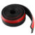 2.5M Car Lip Skirt Protector Exterior Mouldings Car Front Bumper Lip Universal 60mm Width Rubber Strip