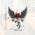 Stunning Angel Wings Rose Car Stickers Decals Durable Weather Resistant for Auto Window Bumper Body Styling Decoration