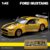 1/42 Ford Mustang GT Assembled Toy Car Model Diecast Alloy Racing Miniature Free Wheels Metal Collection Gift For Boys Children