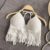 Women Beach Crop Tops Hollow Cover-Ups Perspective Tassel Sexy Spaghetti Strap Swinwear Built In Bra Backlless Halter Neck