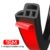 Double Layer Car Door Seal Strips Sticker Weatherstrip Rubber Door Seals Sound Insulation Auto Sealant Automobiles Accessories