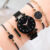 ins popular Starry Sky face student girl quartz watch two-piece set fresh fashion trend factory wholesale suit