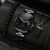 3Pcs Men’s Fashion Business Casual Three Eyes Calendar Luminous Digital Steel Band Quartz Watch Crystal Necklace Bracelet Set