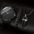 4Pcs/set Men’s Fashion Business Sports Brown Leather Quartz Watch With Beaded Bracelet Set