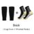 2 Pairs Set Men Grip Soccer Socks and Knee Pads Calf Sleeves Adult Youth Non Slip Leg Shin Guards for Basketball Football Sports