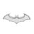 1PC 3D Bat Shape Car Stickers Cool Metal Car Logo Emblem Sticker Decal Motorcycle Automobiles Car Styling Accessories