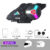 Y70 Atmosphere Light Motorcycle Helmet Headset Bluetooth 5.3 EDR Wireless Headphones Earphones IP67 Waterproof Roise Reduction
