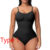 V Neck Spaghetti Strap Bodysuits Compression Body Suits Open Crotch Shapewear Slimming Body Shaper Smooth Out Bodysuit