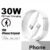30W PD Fast Charging Cable for Apple iPhone 14 Plus 13 12 mini 11 Pro XS Max XR X USB-C to Lighting Cord Charger Cable 1m 2m 3m